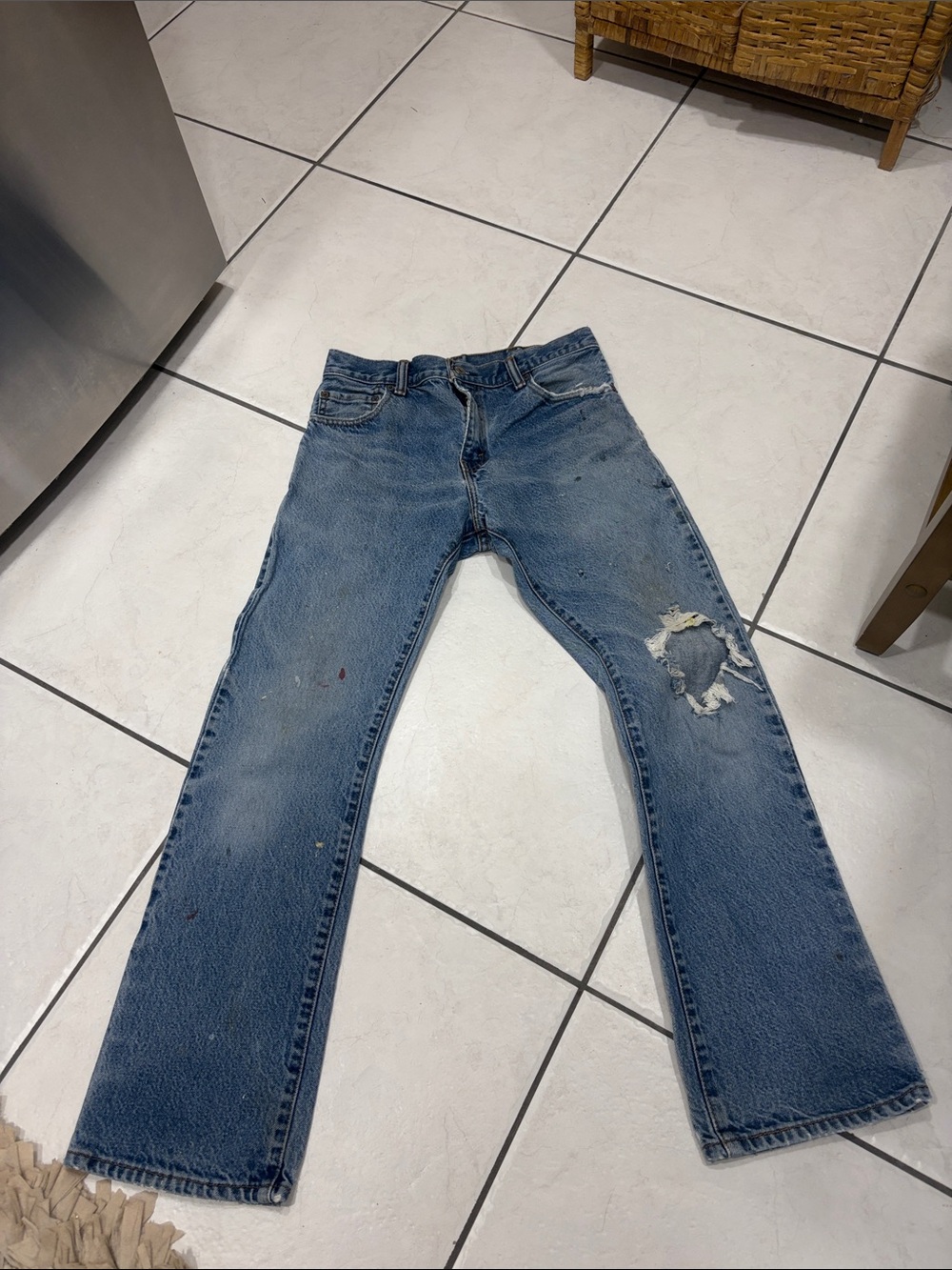 Vintage Levi’s 517 30/30 Bootcut Y2K Cowboycore Western Streetwear Distressed 2